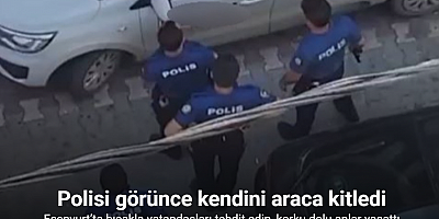 Esenyurt’ta bıçakla vatandaşları tehdit edip, korku dolu anlar yaşattı