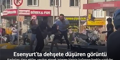 Esenyurt’ta dehşete düşüren görüntü