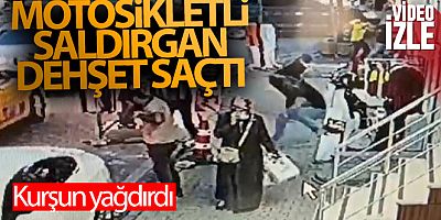 Esenyurt'ta motosikletli saldırgan dehşet saçtı