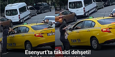 Esenyurt’ta tartıştığı kızı yumruk atarak bayıltan taksici kaçtı