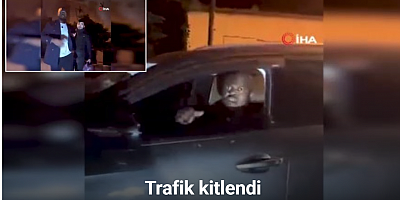 Esenyurt’ta ters yön tartışması trafiği kilitledi