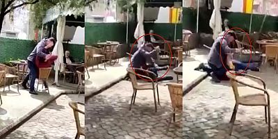Eşine mesaj atan şahsı böyle bıçakladı