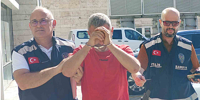 Eşini ve kızını hastanelik etti, polise bıçak çekip direndi