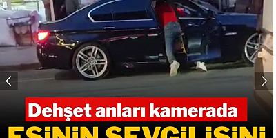 Eşinin sevgilisini defalarca bıçakladı: Dehşet anları kamerada