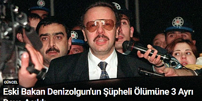 Eski Bakan Denizolgun'un Şüpheli Ölümüne 3 Ayrı Dava Açıldı