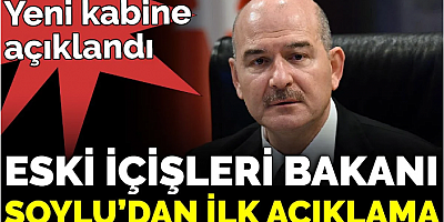 Eski İçişleri Bakanı Süleyman Soylu'dan görev değişikliği sonrası ilk açıklama