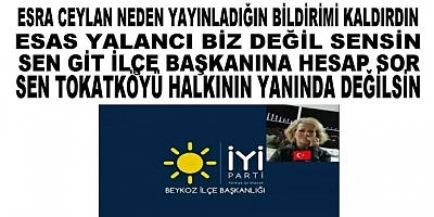 Esra Ceylan Sosyal Medyada  Ajansımızı Rencide Edici Bildirimi Yayınladıktan Sonra Neden Kaldırdın