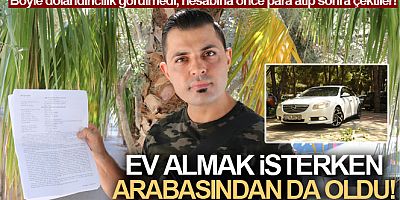 Ev alma hayali ile çıktığı yolda otomobilinden de oldu