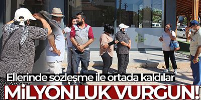 Ev sahibi olma hayali kurdular, firma kaçınca ortada kaldılar