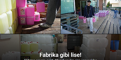 ’Fabrika gibi lise’ye 150 ton temizlik malzemesi siparişi