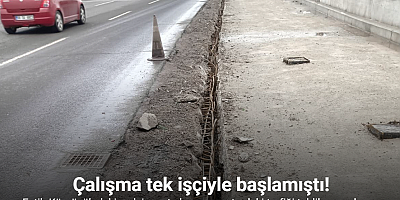 Fatih Köprüsü’ndeki açık inşaat alanı, ana arterdeki trafiği tehlikeye sokuyor