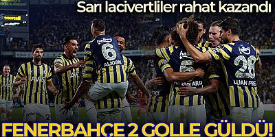 Fenerbahçe, 3 puanı 2 golle aldı