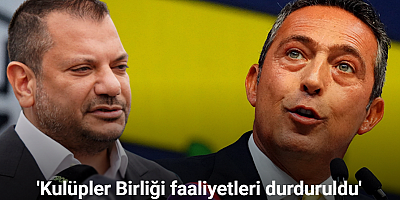 Fenerbahçe, Kulüpler Birliği faaliyetlerini durdurdu!