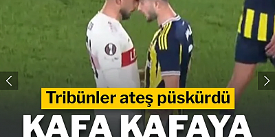 Fenerbahçe-Stuttgart maçında saha karıştı