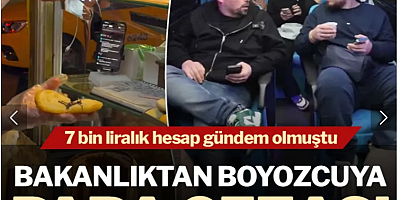Fenomenlere 7 bin TL'lik hesap çıkaran boyozcuya para cezası