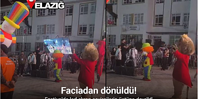 Festivalde 5 kişinin yaralanmasına neden olan led ekranın devrilme anının görüntüsü ortaya çıktı