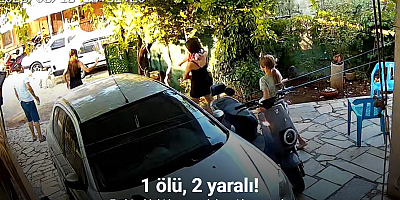 Fethiye’deki komşu dehşeti kamerada