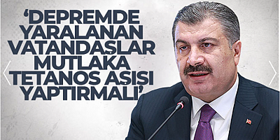 FİLAŞ HABER Bakan Koca: 'Görev yeri deprem bölgesi olan ve tayin isteyen sağlık personeli için düzenleme yaptık'