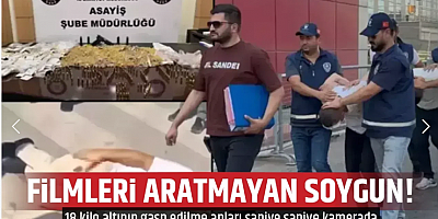 Filmleri aratmayan soygun! 18 kilo altının gasp edilme anları saniye saniye kaydedildi