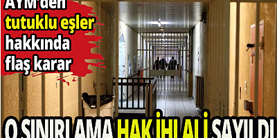 FLAŞ HABER AYM'den tutuklu eşler hakkında flaş karar