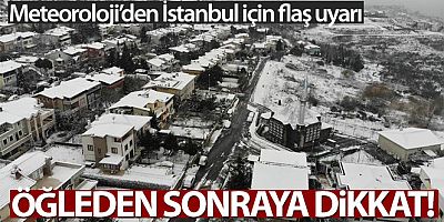 FLAŞ HABER Meteoroloji'den Marmara için yoğun kar yağışı uyarısı