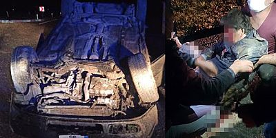 Foça eski Belediye Başkanı Gökhan Demirağ, otomobili ile takla attı