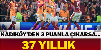 Galatasaray'da tek hedef 3 puan! 37 yıllık meydan okuma