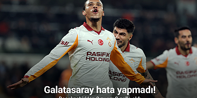 Galatasaray hata yapmadı! Başakşehir'den 3 puanı 2 golle aldı