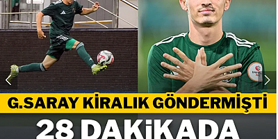 Galatasaray kiralık göndermişti! Berat Luş şov yaptı