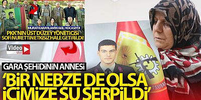 Gara şehidinin annesi: 'Bir nebze de olsa içimize su serpildi'