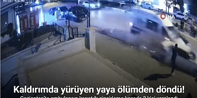 Gaziantep’te ambulansın karıştığı zincirleme kazada 3 kişi yaralandı