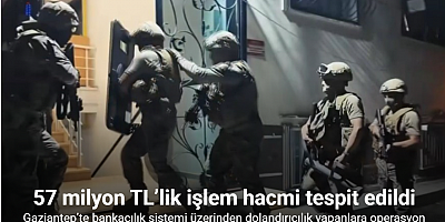 Gaziantep’te bankacılık sistemi üzerinden dolandırıcılık yapanlara operasyon: 17 gözaltı