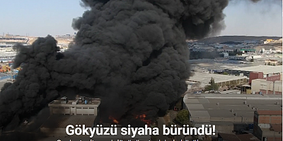 Gaziantep’te geri dönüşüm tesisinde büyük yangın