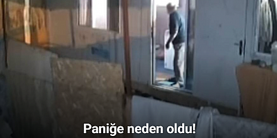 Gaziantep’teki 4.6’lık deprem anı güvenlik kameralarında