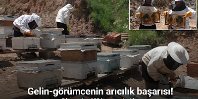 Gelin-görümcenin arıcılık başarısı: 5 kovandan 100 kovana ulaştılar