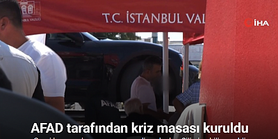 Gemi kazasında aranan personelin yakınları Silivri sahiline geldi