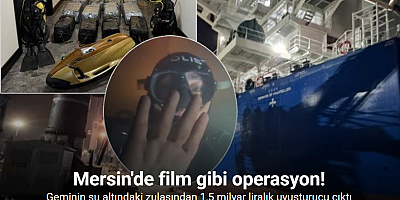 Gemide özel zula çıktı: Su altında 1,5 milyarlık kokain operasyonu 9 şüpheli yakalandı