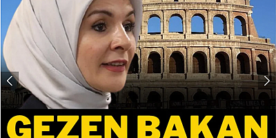 'Gezen Bakan' şimdi de Roma'da
