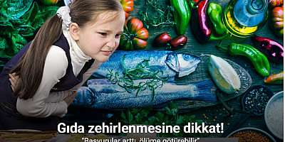 Gıda zehirlenmesine dikkat: 