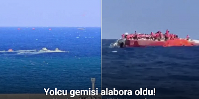 Girne açıklarında katamaran tipi yolcu gemisi battı