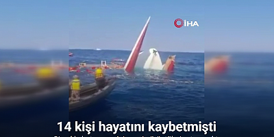 Girne’de batan geminin yeni görüntüleri ortaya çıktı