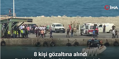 Girne’de batan yolcu gemisine ilişkin soruşturmada 8 kişi gözaltına alındı