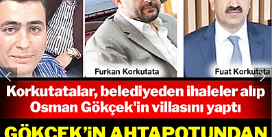 Gökçek’in ahtapotundan çıkan ailenin marifetleri