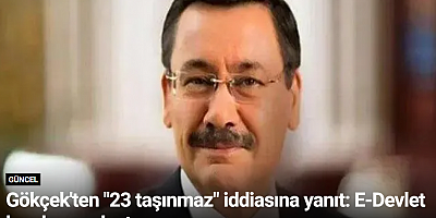 Gökçek'ten 