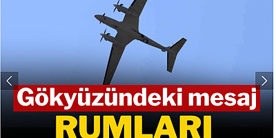 Gökyüzündeki mesaj Rumları panikletti