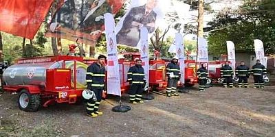 Gönüllü itfaiyecilere sertifikaları verildi