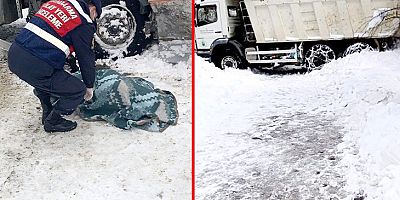 Greyderin altında kalan adam can verdi, greyder şoförü linçten kurtuldu
