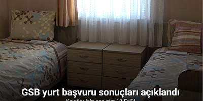 GSB yurt başvuru sonuçları açıklandı
