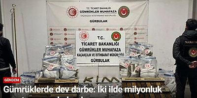 Gümrüklerde dev darbe: İki ilde milyonluk uyuşturucu yakalandı