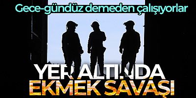 Gümüşhane'de 3 kardeş yer altında ekmek kavgası veriyor